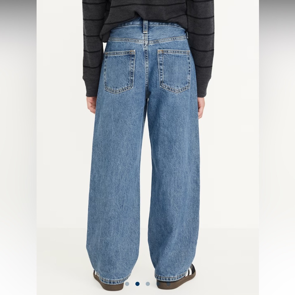 🟢3/$15 Old Navy Boys Baggy Jeans | Size 14 | Adjustable Waist - Picture 3 of 11